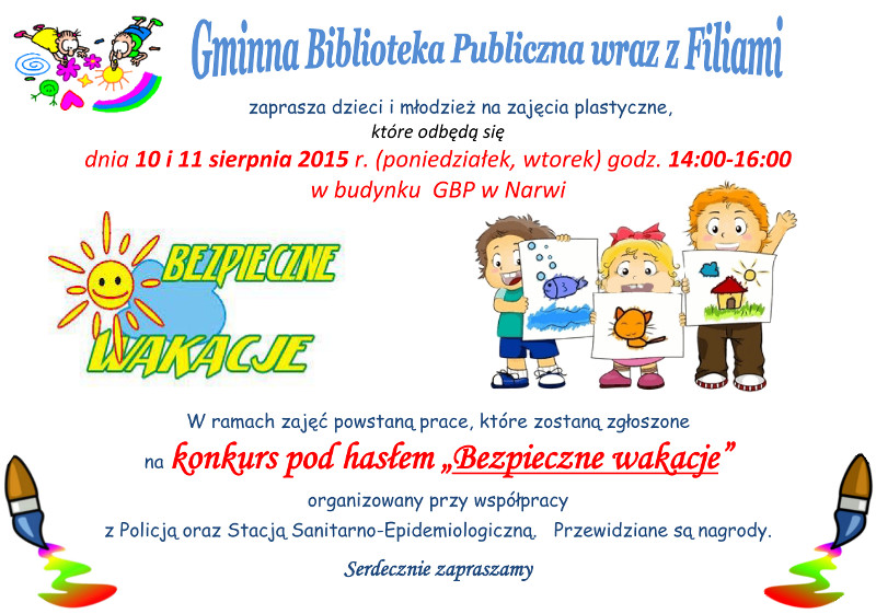 Konkurs pt. Bezpieczne wakacje