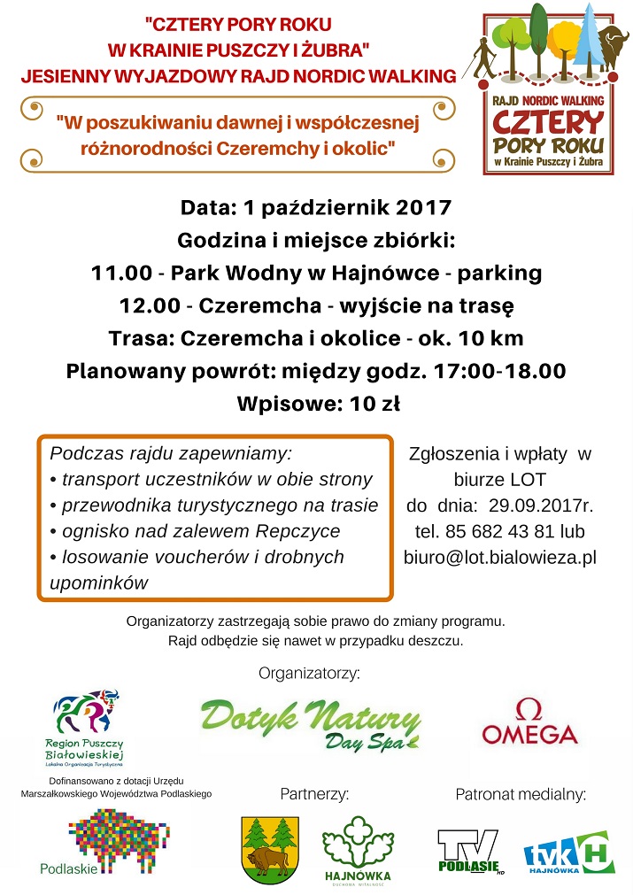 rajd nord walk puszczy