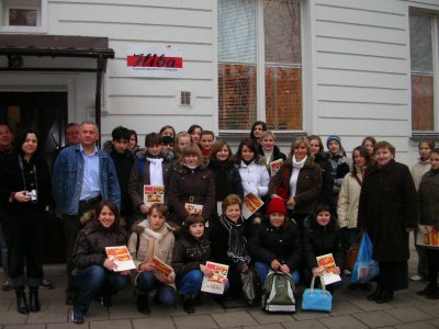 Wycieczka czytelników biblioteki